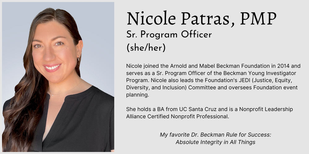 Nicole Patras employee card